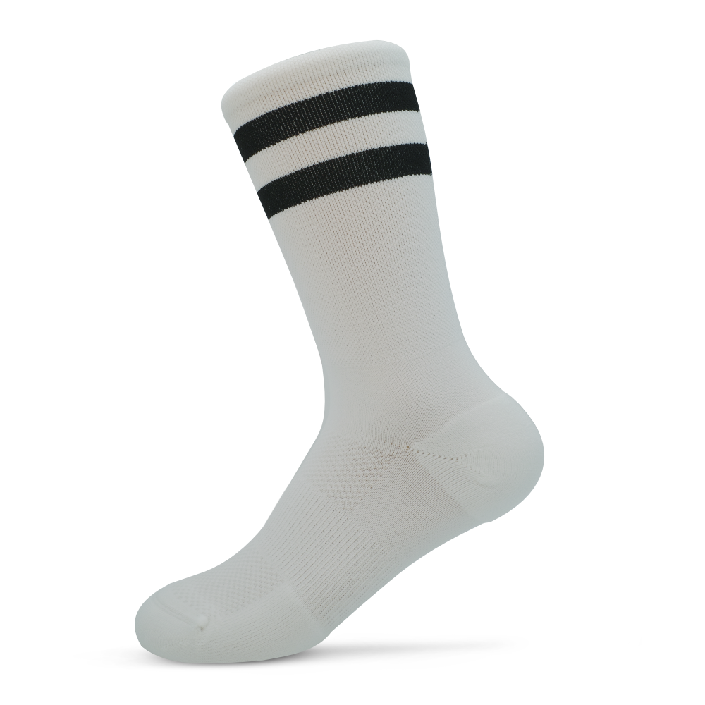 Thick Stripes - White + Black