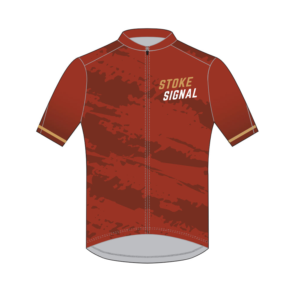 Stoke Signal Team Jersey - Rust Red