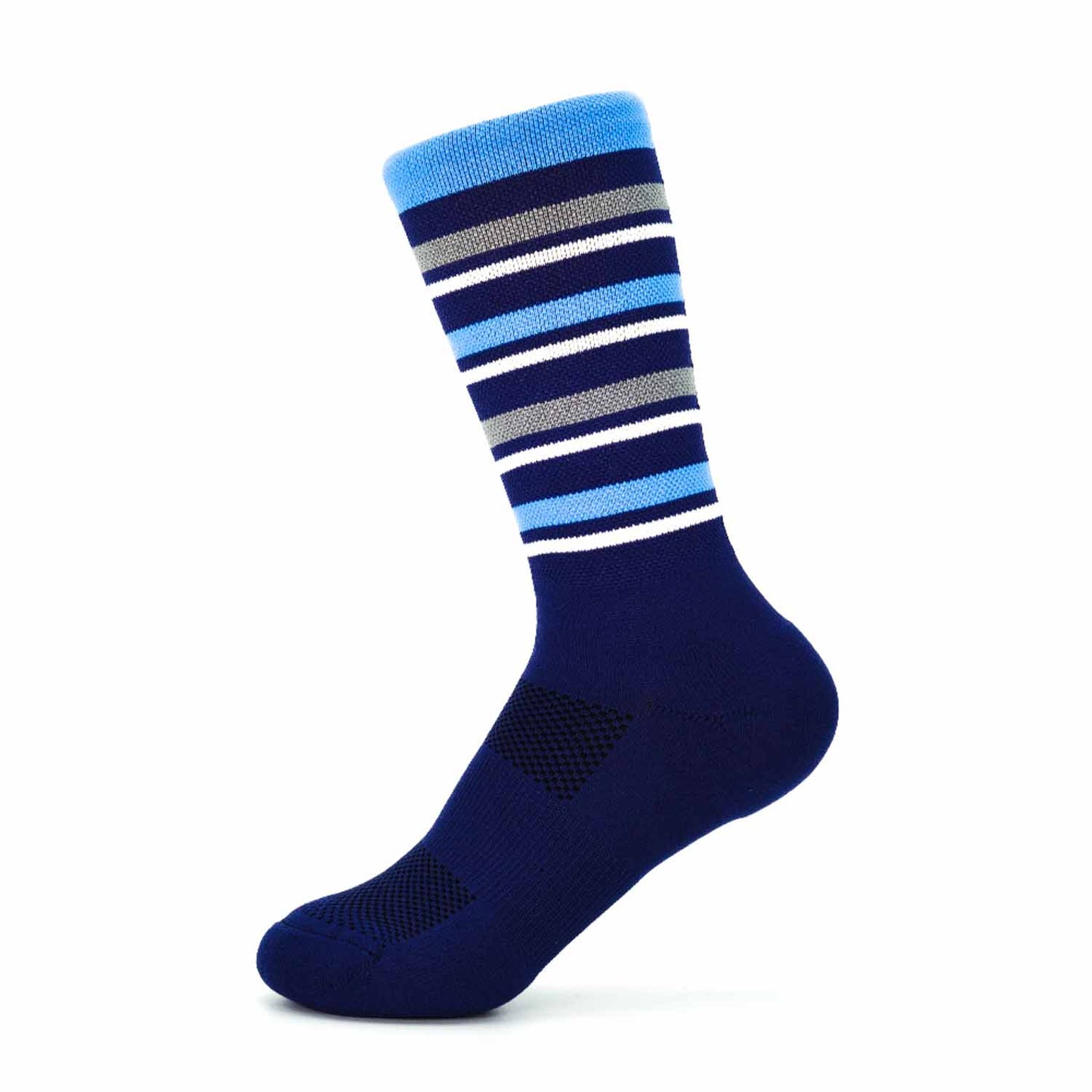 Team Sock - Navy + Light Blue