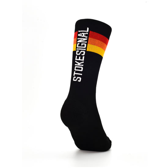 Load image into Gallery viewer, Stoke Signal Socks - The 2.0 - Warm Gradient
