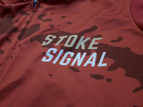 Stoke Signal Team Jersey - Rust Red